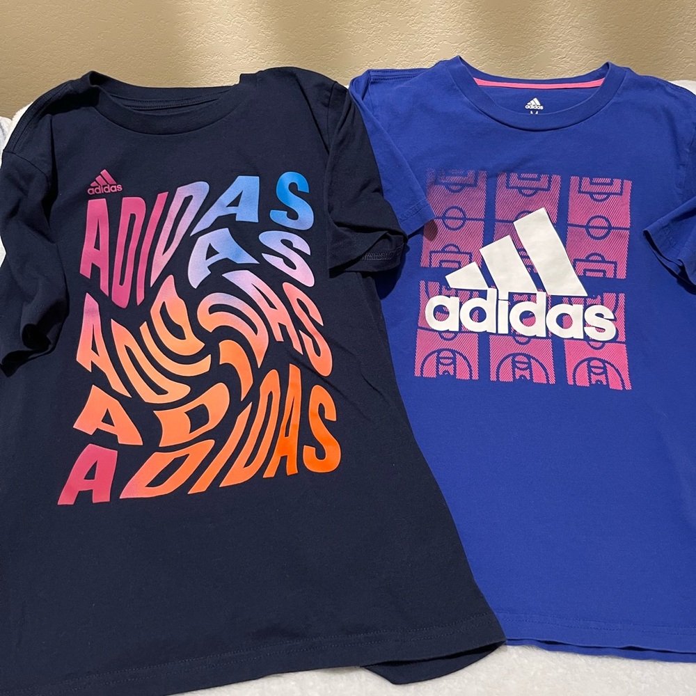 GUC girls Adidas shirts